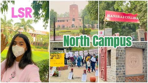 I Visited My College LSR + North Campus Delhi University Tour! 📚 - YouTube