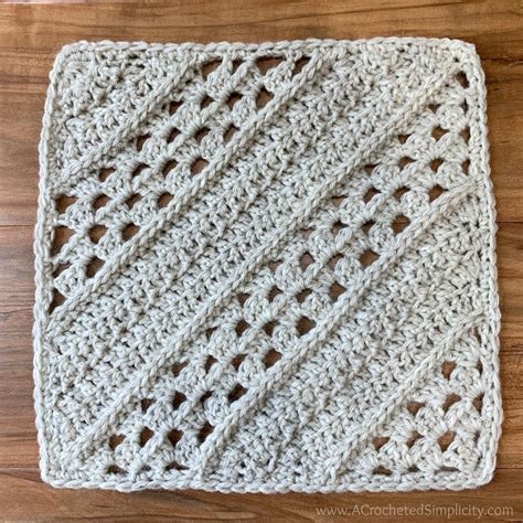 Traveling Afghan Crochet Square #15 | AllFreeCrochet.com