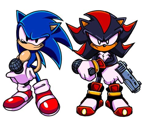 Fnf Sonic and Shadow by SonicInkFan7000 on DeviantArt