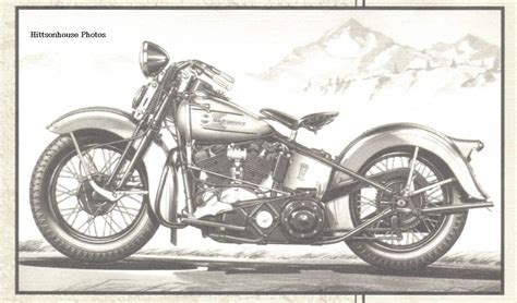 Harley Davidson Vintage Art Photo Print