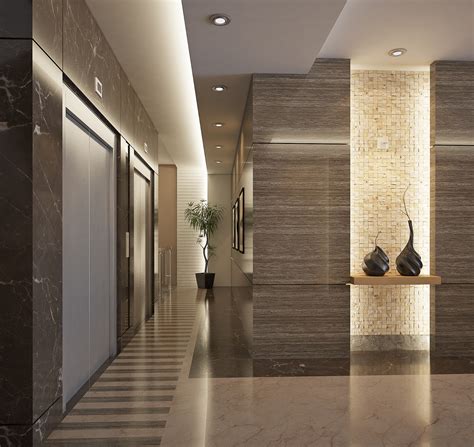 Modern Residential Entrance Lobby :: Behance