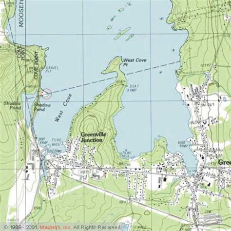 Moosehead Lake Maine Depth Map