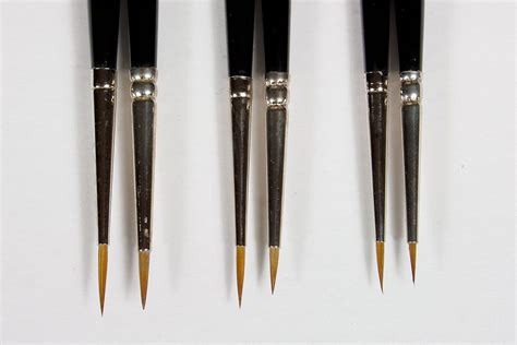 Brushes review: Winsor & Newton series 7 vs Rosemary • Chest of Colors