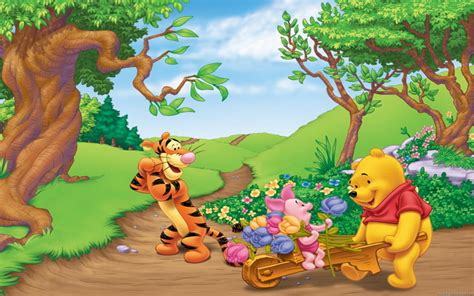 Winnie the Pooh Spring Wallpaper - WallpaperSafari