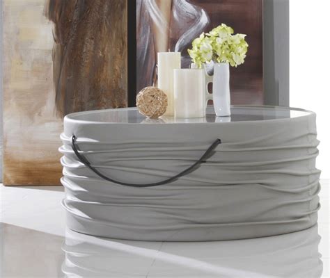 Modern round grey coffee table VG97 | Contemporary