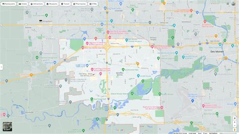 West Des Moines, Iowa Map