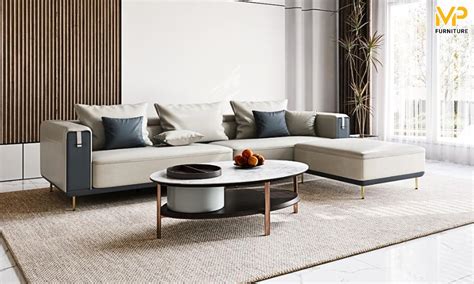 Sofa góc hiện đại SG01 - Xưởng Sofa Minh Phú