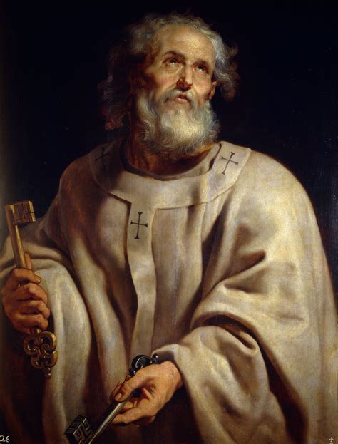 Saint Peter as Pope (1610–1612) by Peter Paul Rubens - Public Domain Catholic Painting