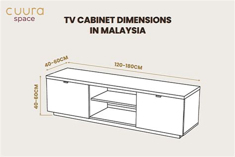 TV Cabinet Dimensions in Malaysia: A Complete Size Guide | CUURA Space