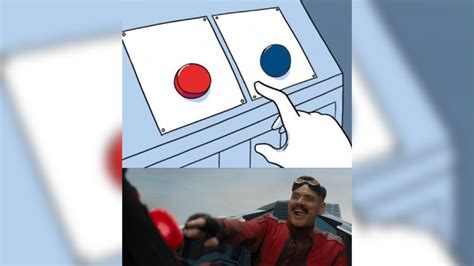 Robotnik Pressing Red Button | Know Your Meme