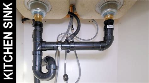 How to Connect a Kitchen Sink Drain - YouTube | Sink plumbing, Sink ...