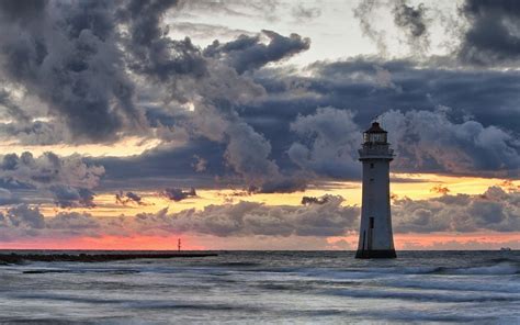 Lighthouse Stormy Sea Wallpapers - Wallpaper Cave