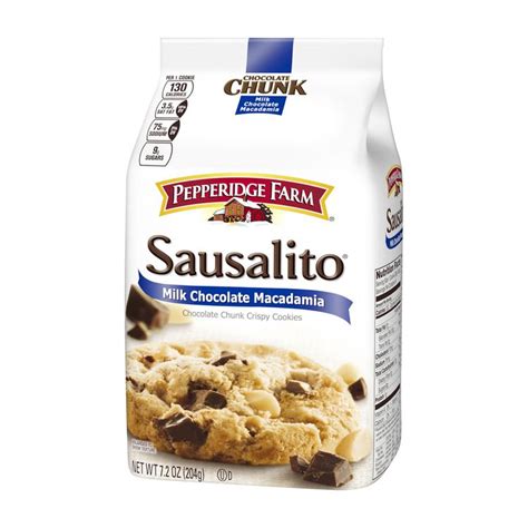 Pepperidge Farm® Sausalito Milk Chocolate Macadamia Crispy Cookies ...