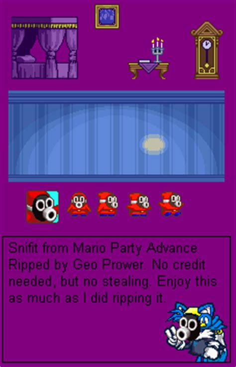 Game Boy Advance - Mario Party Advance - Snifit - The Spriters Resource