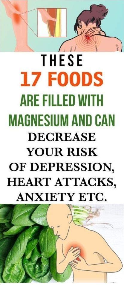 17 MAGNESIUM FILLED FOODS THAT CAN LOWER YOUR RISK OF ANXIETY, DEPRESSION AND HEART ATTACKS ...