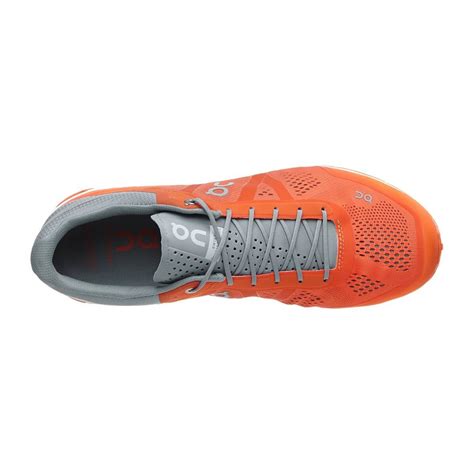 ON Cloudflow Running Shoes Orange Grey