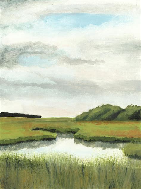 Marsh Landscapes II #1 Painting by Naomi Mccavitt - Fine Art America