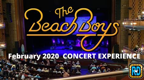 BEACH BOYS 2/20/2020 CONCERT EXPERIENCE - YouTube