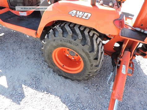 2012 Kubota Bx25d Tractor Loader Backhoe - Hst Transmission - 4x4 - Very