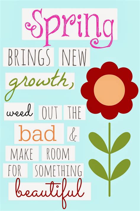 Spring Brings New Growth – Free Printable » Kami Watson