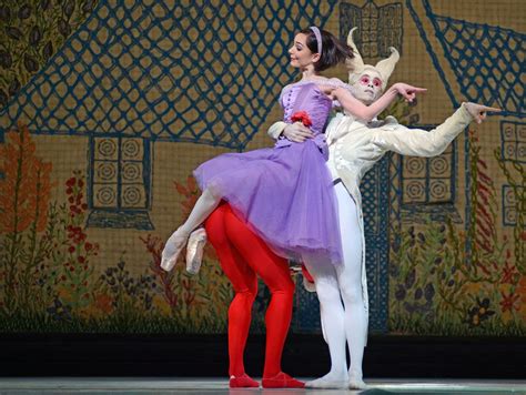 Sarah Lamb and Ricardo Cervera in Alice’s Adventures in Wonderland ...