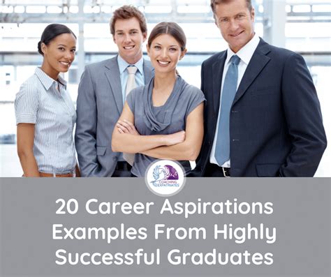 20 Career Aspirations Examples From Highly Successful Graduates ...