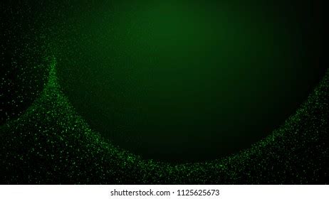 Green Particles Background Stock Illustration 1125625673 | Shutterstock