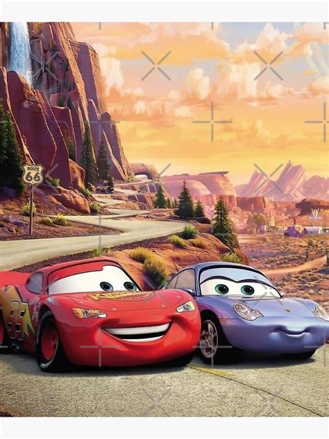 "Lightning Mcqueen and Sally carrera " Poster for Sale by ALAnimes | Redbubble