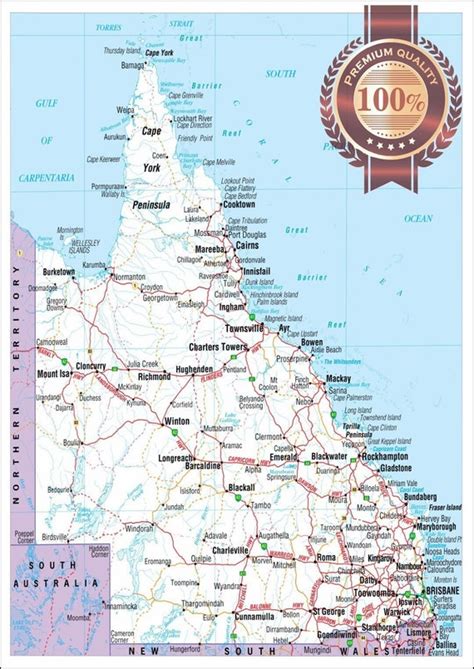 Interactive Queensland Map Queensland Australia, 54% OFF