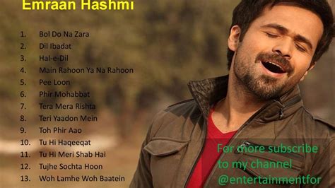 15 Songs of Emraan Hashmi - YouTube