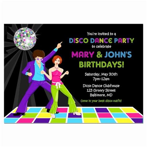 30 Free Printable Dance Party Invitations | Example Document Template