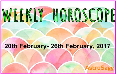 AstroSage Magazine: Horoscope Of The Week (Feb 20th- Feb 26th)