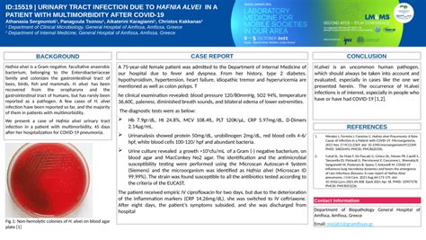 (PDF) ID15519 URINARY TRACT INFECTION DUE TO HAFNIA ALVEI IN A PATIENT WITH MULTIMORBIDITY AFTER ...