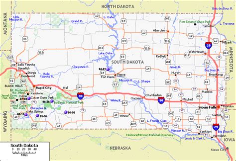 Aberdeen South Dakota Map Dakota Map South Road Maps Cities North Drug ...