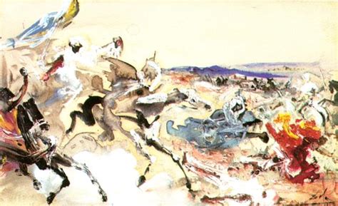 Arabs. Study for 'The Battle of Tetuan', 1960 - Salvador Dali - WikiArt.org