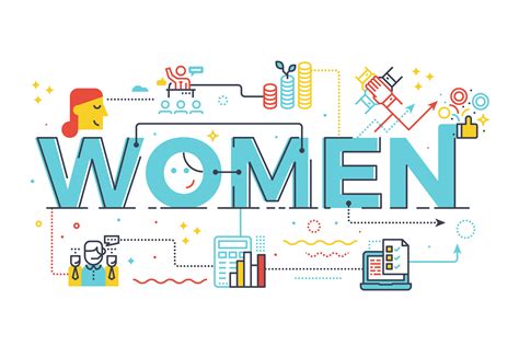 Women word in business concept 544619 Vector Art at Vecteezy