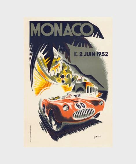 Vintage Monaco Grand Prix posters – Signalnoise