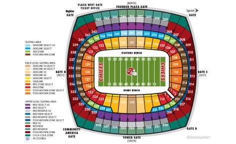 Geha Arrowhead Stadium Seating Chart