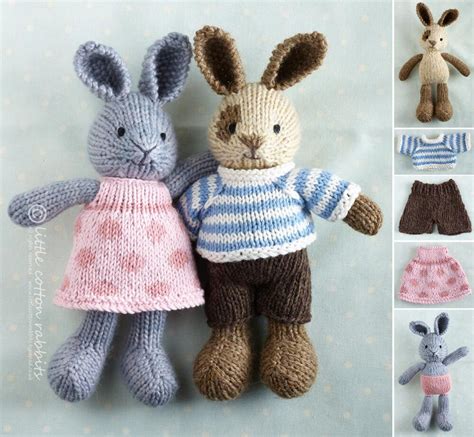 Small rabbit Knitting pattern by Julie Williams | Rabbit knitting pattern, Little cotton rabbits ...