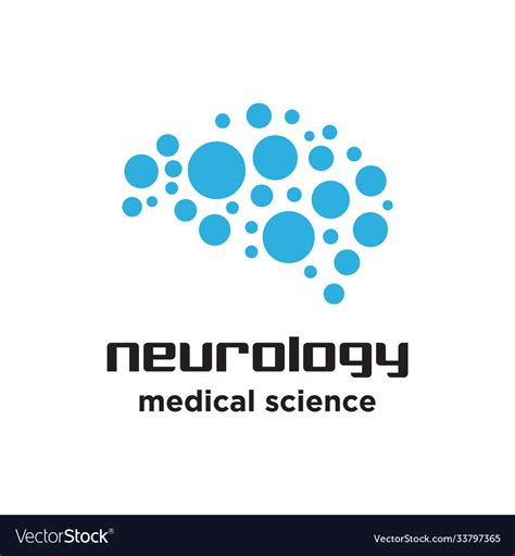 Brain neurology logo Royalty Free Vector Image