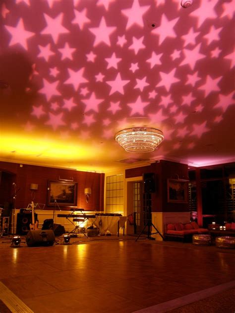 Dance area wedding lighting effects | Wedding lights, Country house wedding venues, Wedding