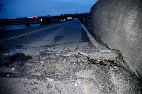 Photos: Powerful 6.4 earthquake causes damage after striking off ...