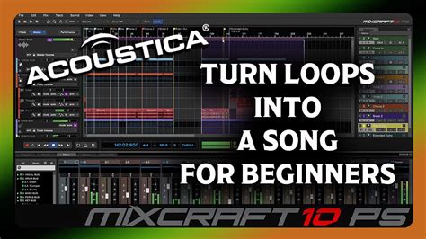 Creating a Song from Loops: Mixcraft 10 Tutorial for Beginners - YouTube