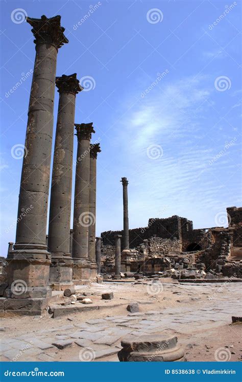 Bosra stock photo. Image of bosra, ancient, site, unesco - 8538638