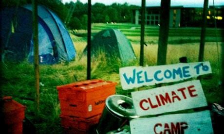 Activists set up Climate Camp at Royal Bank of Scotland headquarters | Climate Camp | The Guardian