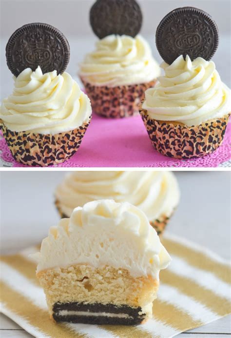 Vanilla Oreo Cupcake with White Chocolate Buttercream | Bakes by Chichi