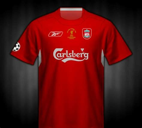 Liverpool Shirt for the 2005 Champions League Final