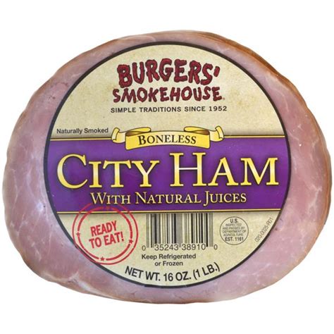 Burgers' Smokehouse Boneless City Ham | Hy-Vee Aisles Online Grocery ...