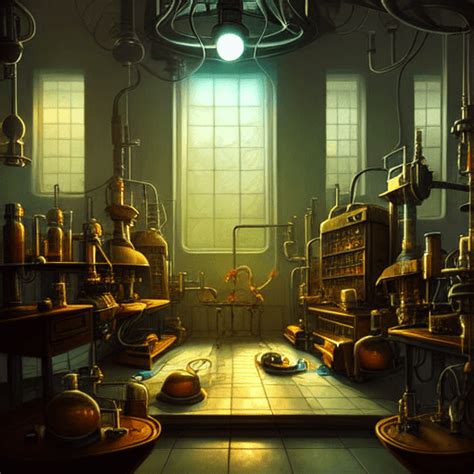 Mad Scientist Laboratory Background