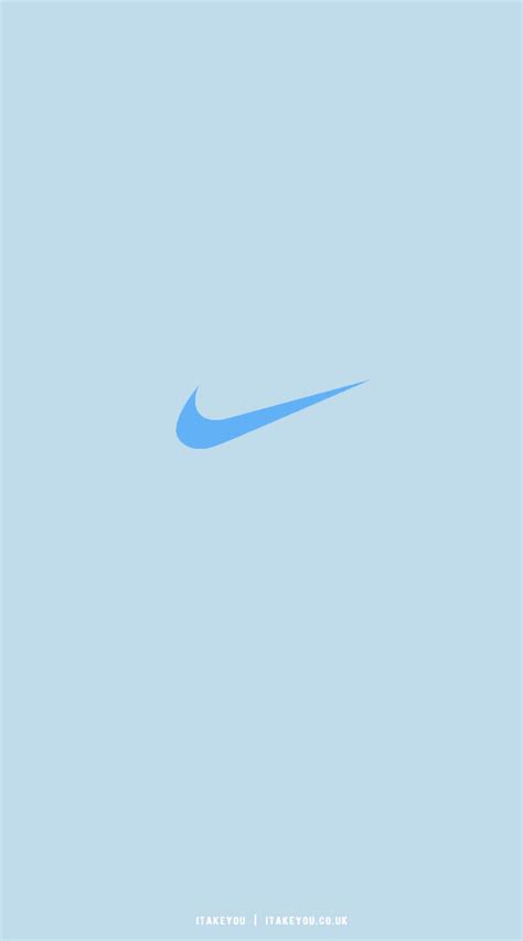 Nike Logo Blue Wallpaper